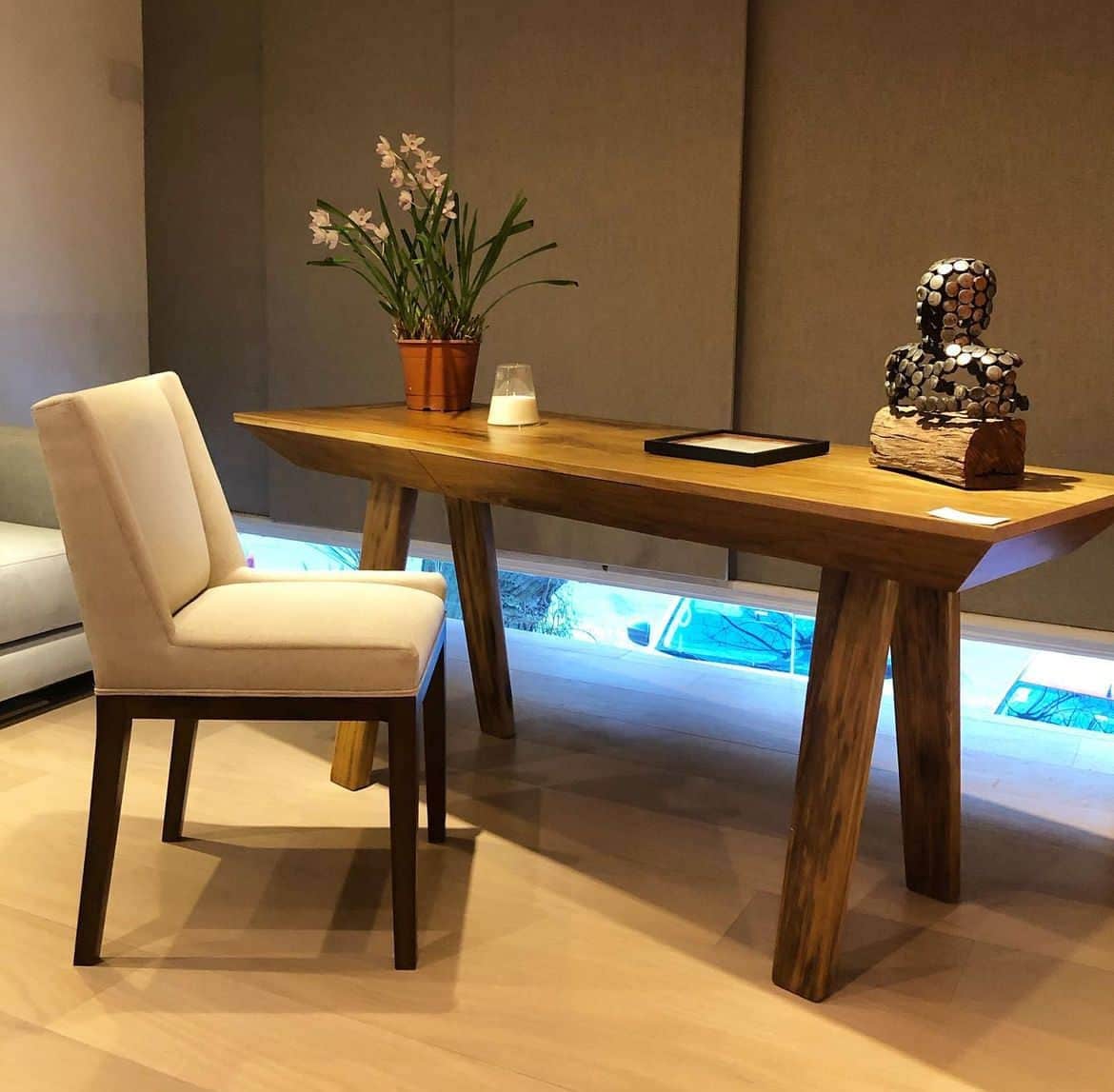 Escritorio en exhibición