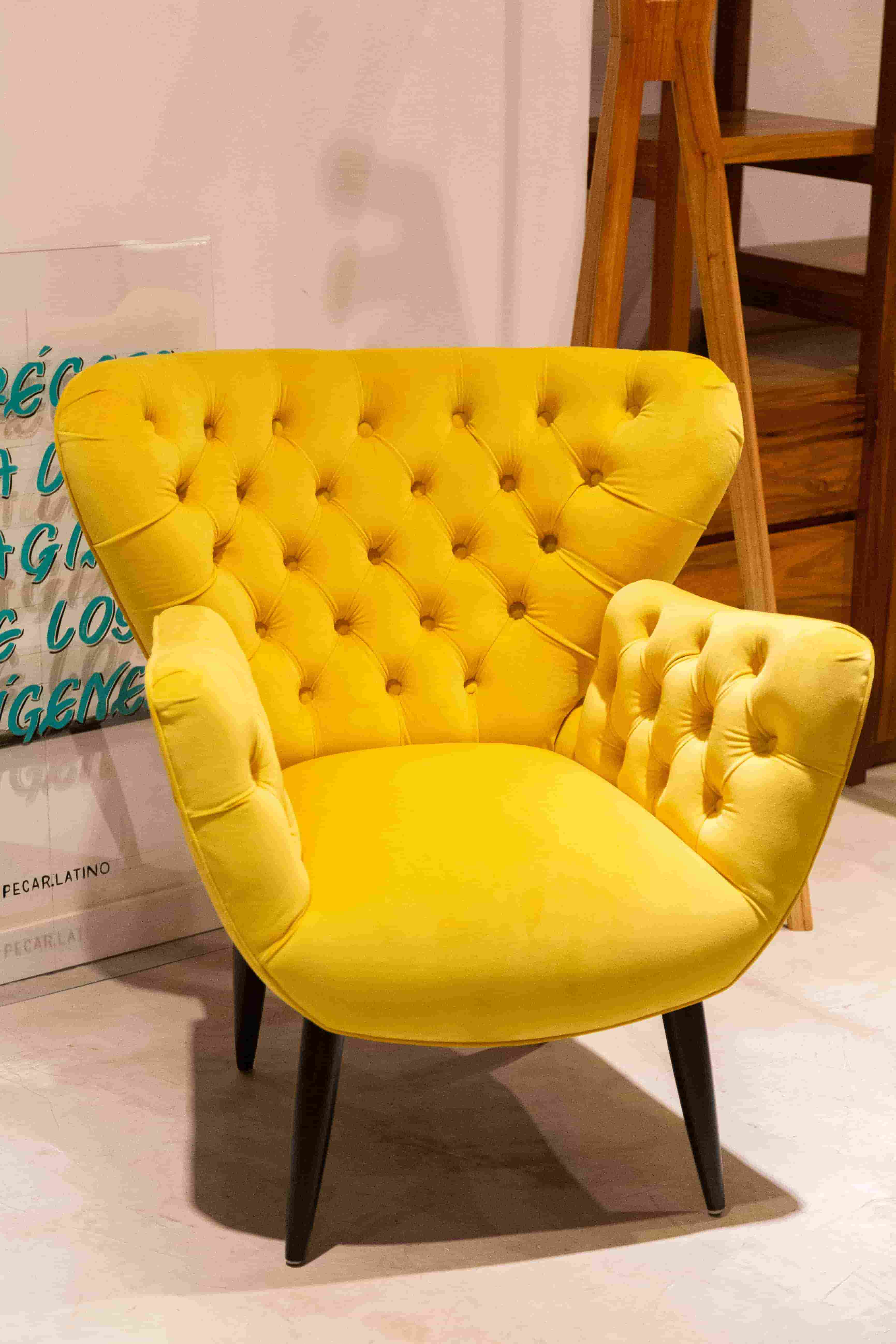 Sillón en exhibición