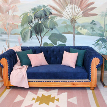 Sofa Chesterfield (azul)