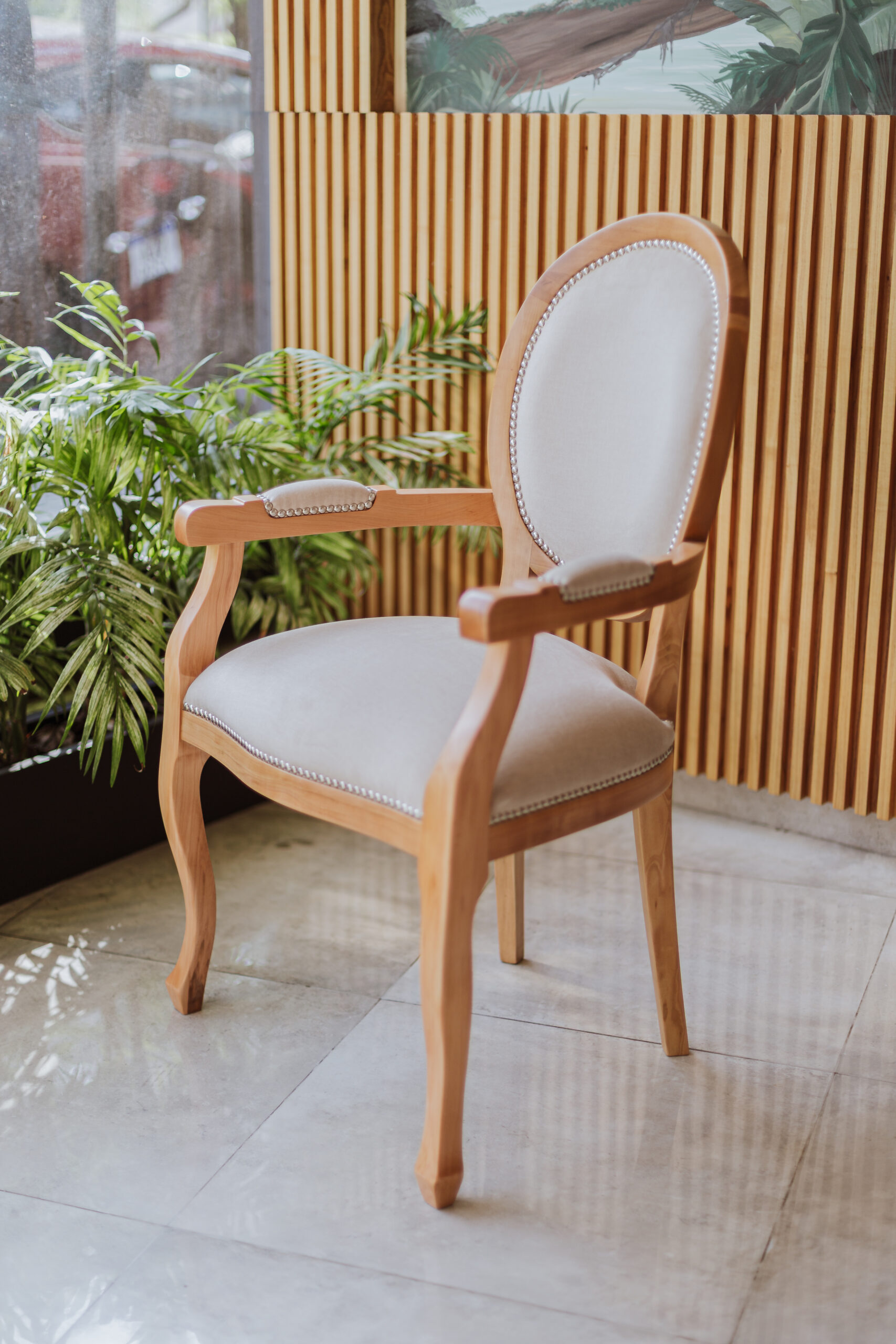 Silla Reina Ana (con apoyabrazos)